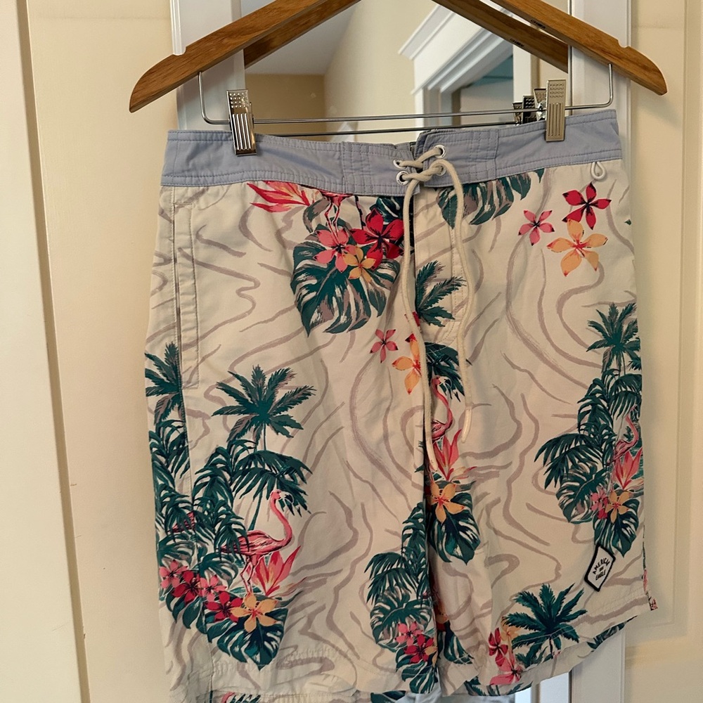 Tropical Print Men's Swimsuit